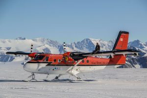 Twin Otter in flight by Adam Ungar